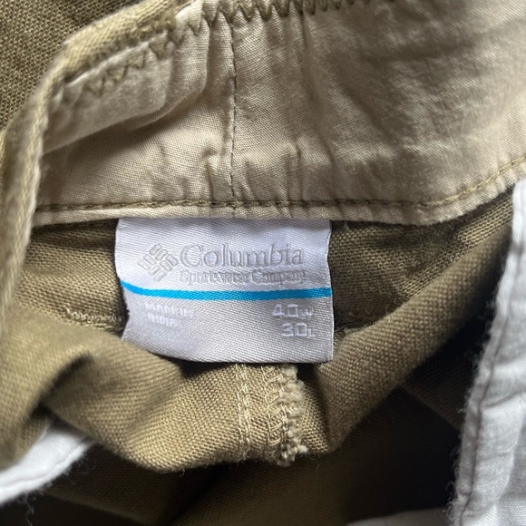 COLUMBIA-NWT Men's Olive Pants Omni Shade 40W 30L Regular - Picture 6 of 6